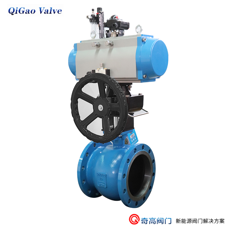 新能源C型碳钢放料全通径半球阀 新能源C型碳钢放料全通径半球阀